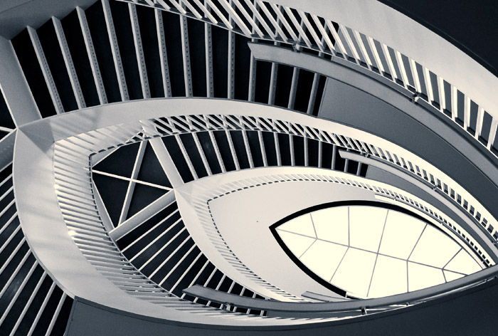 A Stairwell’s Daily Madness